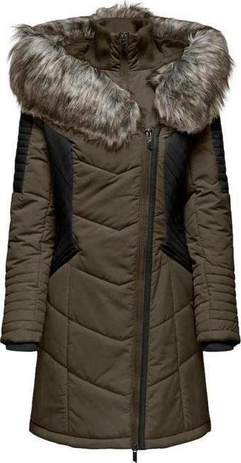 Only New Lınette Fur Kadın Parka 15295396