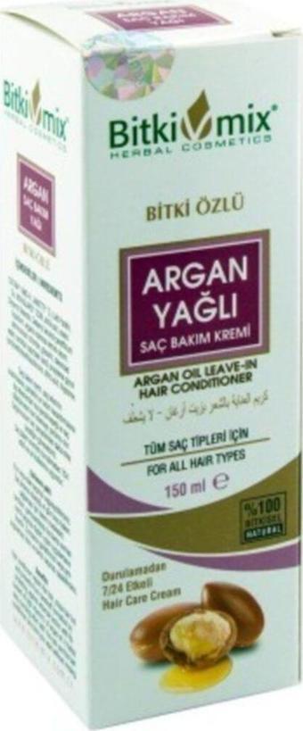 Bitkimix Argan Yağlı Saç Bakım Kremi 150 Ml