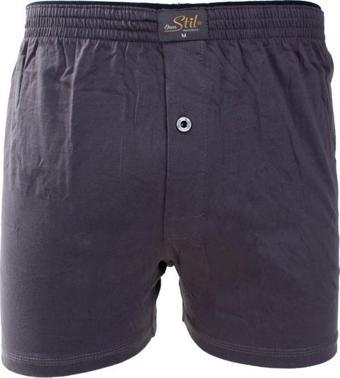 ÖREN STİL 44-7000 ANTRASİT 4'LÜ PAKET ERKEK  HAVLU BEL PAMUKLU BOXER