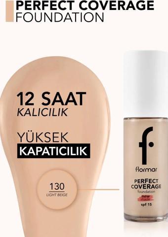 Flormar Perfect Covarage Fondeten No.130 Yeni