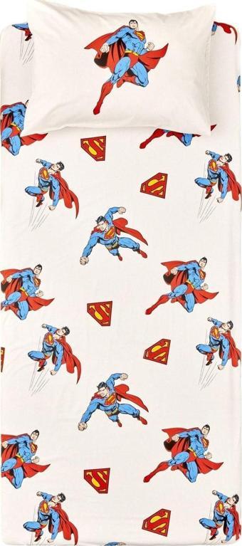 Superman By Karaca Home Hero Cape Tek Kişilik Çarşaf Takımı