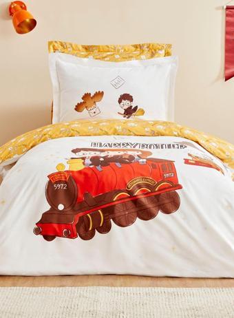 Harry Potter Karaca Home Wızards Letter Tek Kişilik Nevresim Takımı