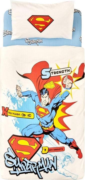 Superman By Karaca Home Blue Power Tek Kişilik Pike Takımı