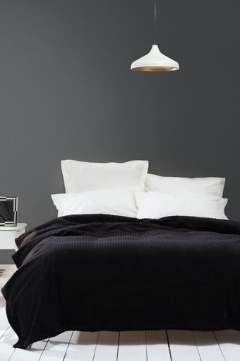 Karaca Home Joena Siyah Çift Kişilik Battaniye