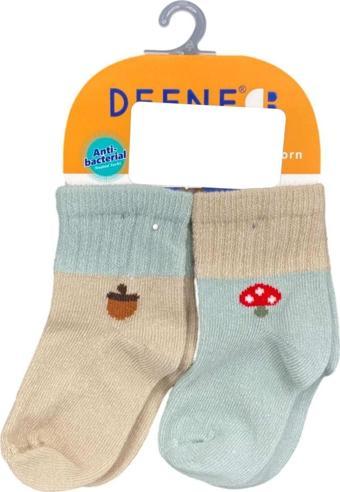 Defne Baby 2'li Bebek Çorabı U003-24