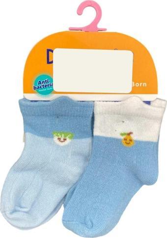 Defne Baby 2'li Bebek Çorabı K002-24