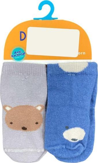 Defne Baby 2'li Bebek Çorabı E004-24