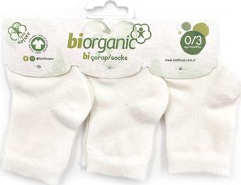 Biorganic 3'lü Düz Çorap 68432