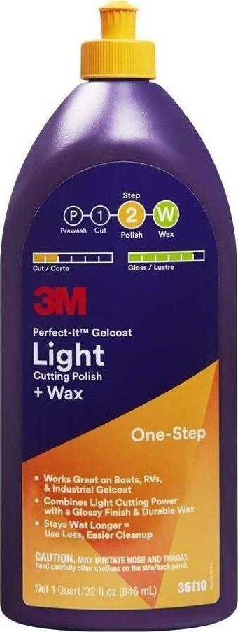 3M WAX MARİNE JELKOT CİLA 1 LT 36110 TEKNE KARAVAN