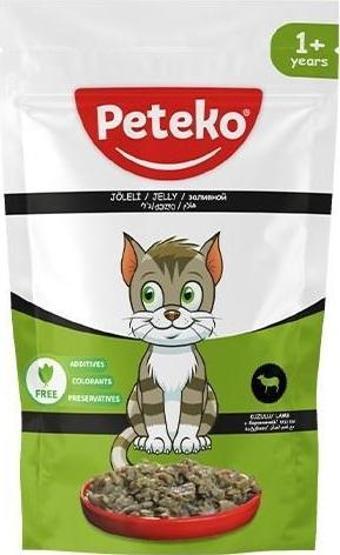 Peteko Pouch Jelly Kuzulu Kedi Konserve 85 Gr