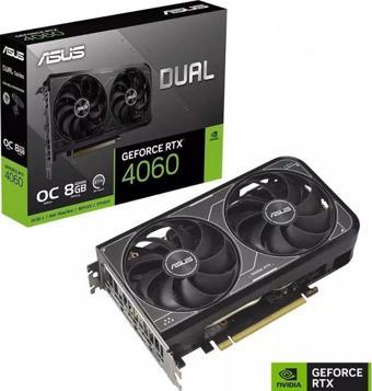 Asus Dual Geforce Rtx 4060 V2 Oc Edition 8Gb Gddr6 Ekran Kartı