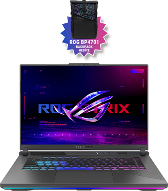 Asus ROG Strix G16 G614PR-RV051 12GB RTX5070 Ti Ryzen 9 7945HX 32GB RAM 1TB SSD 16 inç WUXGA 165Hz