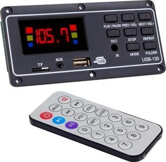 Magicvoice MV-15949 USB-SD-AUX-Bluetooth Mikrofonlu Kumandalı Ekranlı Oto Teyp Çevirici Dijital Player Board