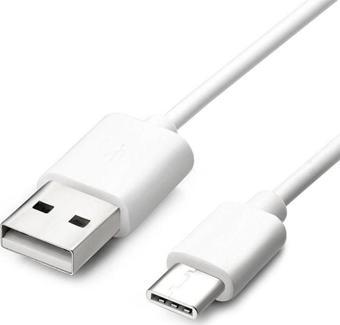 Ayt Type-C Usb Şarj ve Data Kablosu Beyaz 1 Metre