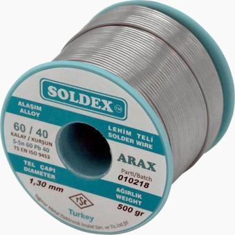 Soldex Araxlı 500 Gr Lehim Teli 1.3 Mm 