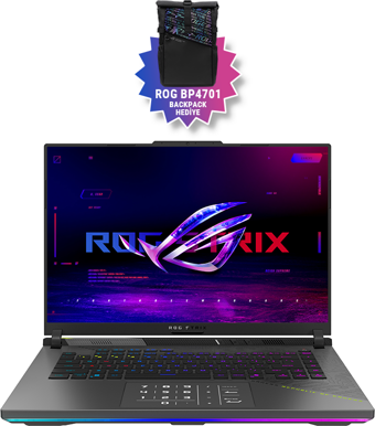 Asus ROG Strix G16 G614FR-S5110 12GB RTX5070 Ti Ryzen 9 9955HX 32GB RAM 1TB SSD 16 inç WQXGA 240Hz