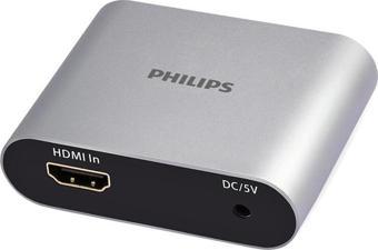 Philips SWV9101E/93 4K HDMI Splitter 1 Giriş 2 Çıkış Ultra HD Görüntü Dağıtıcı Çoklayıcı Çoğaltıcı