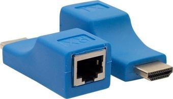 Ayt Fully H-608F 4K HDMI to RJ45 CAT5 CAT6 Ethernet 30 Metre HDMI Uzatıcı Extender