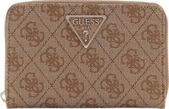 Guess Kadın Bej Laurel Logolu Cüzdan