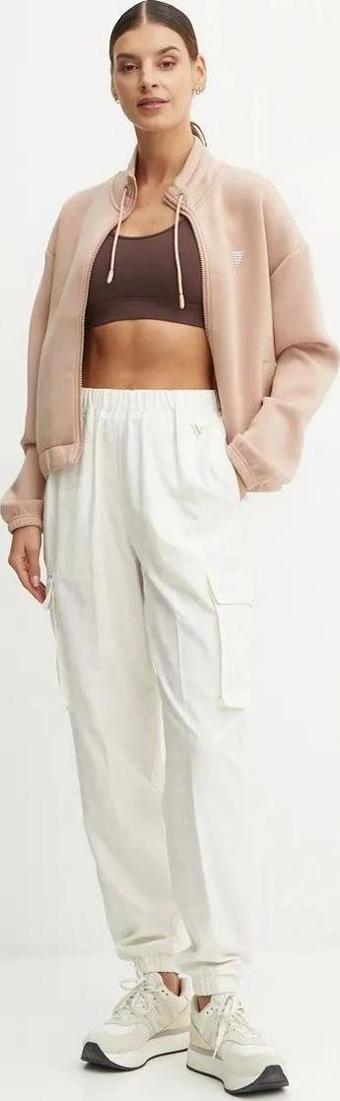 Guess Kadın Beyaz Eco Quattro Pantolon