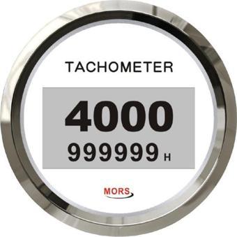 Mors Dijital Devir Göstergesi 4000 Rpm 12-24 Volt Beyaz