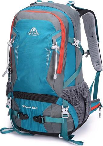 Outdoor Kamp ve Yürüyüş Sırt Çantası (35 Litre Kapasiteli) Turkuaz 9694