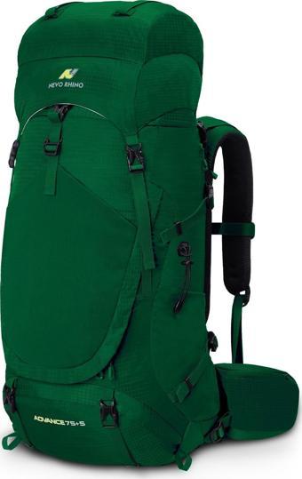 Profesyonel Outdoor Dağcılık, Kamp ve Yürüyüş Sırt Çantası (75+5  Litre) Yeşil 8929