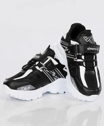 Almera Kids Erkek Çocuk Rahat Taban, Renkli, Çırtlı Kolay Giyilir, Günlük Yürüyüş ve Spor Ayakkabısı ALM600-E-VF