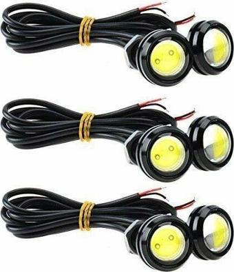 Ayna Altı Uyumlu LED Kartal Göz LED 2'Li Beyaz LED Aynı Gün Kargo