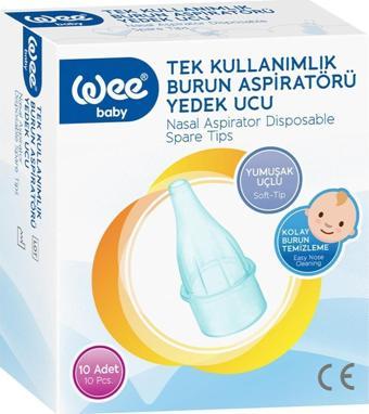 Wee Baby 163 Burun Aspiratörü Yedek Ucu 10'Lu -Tek Kullanımlık