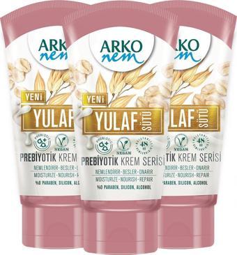 Arko Nem Prebiyotik Krem Serisi Yulaf Sütü 3X60Ml