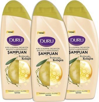 Duru Zeytinyağı&Kolajen Kuru Ve Normal Saçlar İçin Şampuan 3X500 Ml