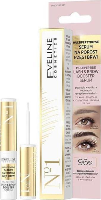 Eveline Cosmetics Multipeptit Kirpik Ve Kaş Güçlendirici Serum 4 Ml