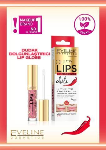 Eveline Cosmetics Oh! My Lips! Biber Ve Hyaluronik Asit Ile Dudak Büyütücü Dudak Parlatıcısı