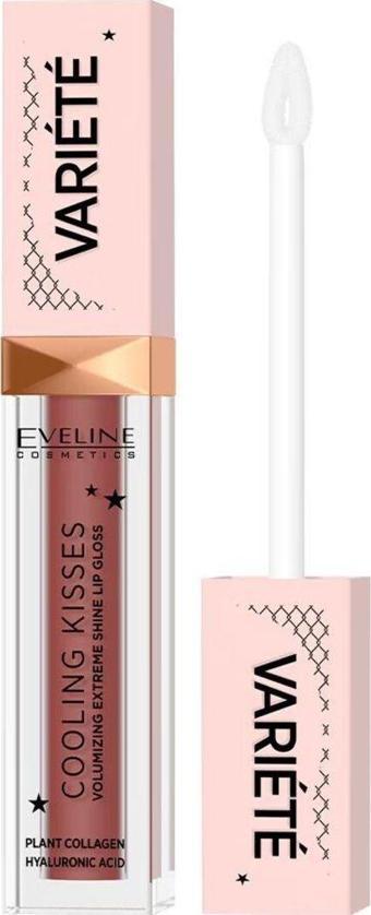Eveline Cosmetics Variete Cooling Kissies Kolajen Ve Hyalunorik Asitli Lip Gloss 6,8Ml