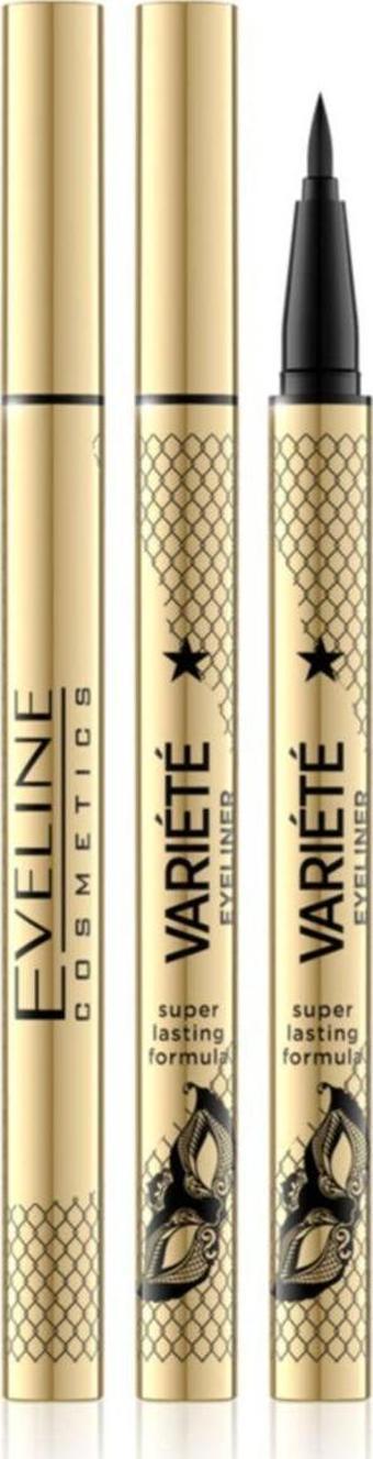 Eveline Cosmetics Variete- Lüks Yoğun Siyah Likit Göz Kalemi