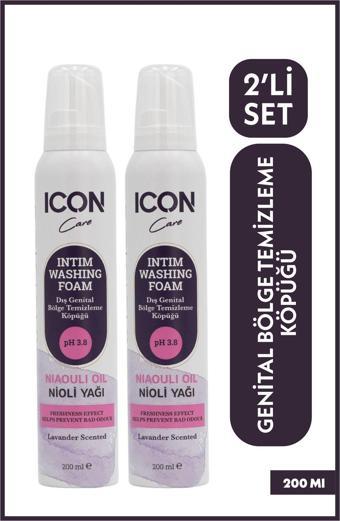 Icon Care Intım Genıtal Bölge Temizleme Köpüğü 2'Li Set