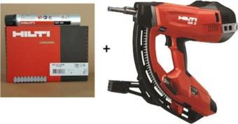 Hilti Gx3 14-39 Mm Gazlı Çivi Çakma Tabancası + 27 Mm 1200 Çivi + Gc 42 Gaz