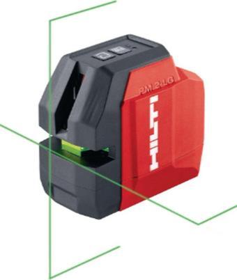 Hilti Çizgisel Lazer Pm 2-Lg ( Yeşil Çizgi ) + Duvar Askısı (Mıknatıslı) Pma 90