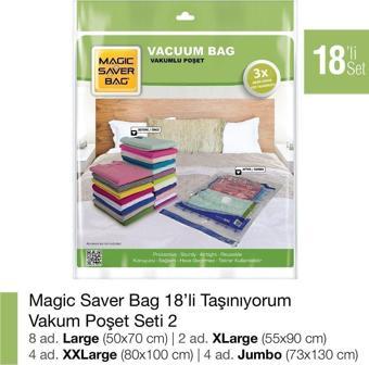 Magic Saver Bag 18’Li Vakumlu Poşet Set-2