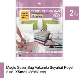 Magic Saver Bag 2’Li Xsmall Vakumlu Seyahat Poşeti