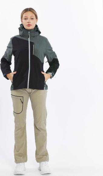 Mapamyumco Windbreaker Kadın Ceket-FÜME-SİYAH
