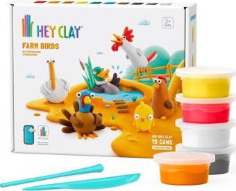 Hey Clay Hava ile Kuruyan Kil (15'li Kutu) - Çiftlik Kuşları