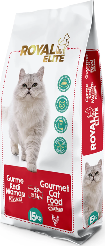 Royal Elite Gurme Yetişkin Kedi Maması Tavuklu 15 Kg