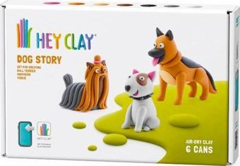 Hey Clay Hava ile Kuruyan Kil (6'lı Kutu) - Köpek Hikayesi (Shepherd, Bull Terrier, Yorkie)