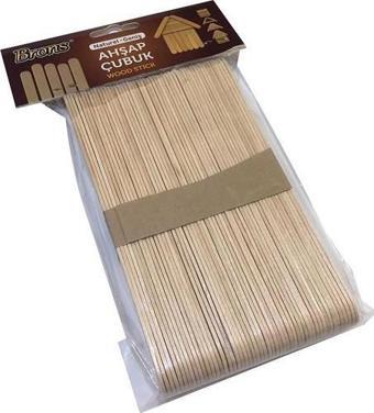 Brons Ahşap Çubuk Naturel Geniş BR-901