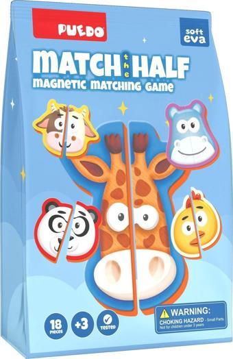 Puedo Manyetik Eşleştirme Oyunu - Match The Half