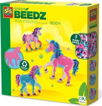 SES Creative Green Beedz - Eko Ütü Boncukları - Unicorn