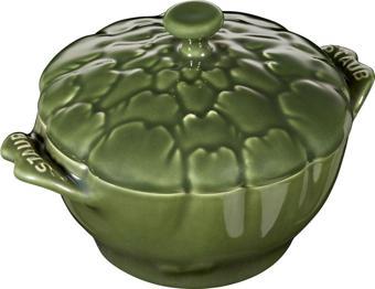 Staub Ceramic Cocotte Fesleğen Enginar Tencere 13 cm 450 ml  