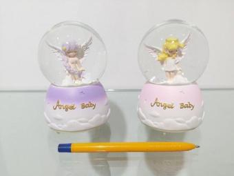 Müzikli Ve Işıklı Kar Küresi 12cm 3500 Pembe